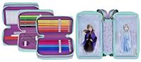 Undercover 3-vaks gevulde etui disney frozen - thumbnail