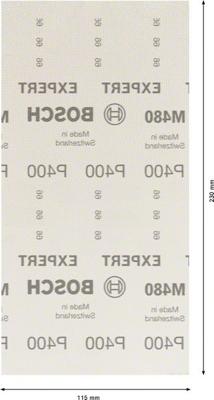 Bosch Accessories EXPERT M480 2608900775 Schuurnet voor vlakschuurmachine Ongeperforeerd Korrelgrootte (num) 400 (l x b) 230 mm x 115 mm 50 stuk(s) Bosch Accessories EXPERT M480 2608900775 Schuurnet voor vlakschuurmachine Ongeperforeerd Korrelgrootte (num) 400 (l x b) 230 mm x 115 mm 50 stuk(s)