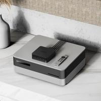 WiiM Voice Remote 2 voor WiiM muziekstreamers en versterkers | Push-to-Talk, 4 slimme presetknoppen | Oplaadbare batterij | Slank aluminium ontwerp | 360° Bluetooth-afstandsbediening - thumbnail