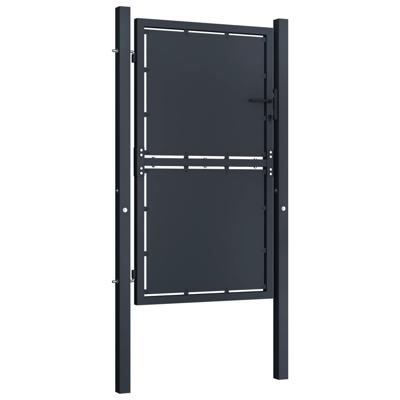 Tuinpoort staal 100x125 cm antraciet