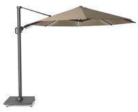 Platinum | Zweefparasol Challenger T² Glow Ø350 cm | Taupe - thumbnail