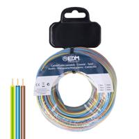 EDM Product Parallelle kabel EDM 28737, blauw, bruin, 25 m, spoel h07z1-k, merk EAN: 8425998287370 - thumbnail