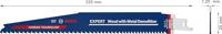 Bosch Accessoires Expert 'Wood with Metal Demolition' S 1167 XHM reciprozaagblad 10-delig - 1 stuk(s) - 2608900400 - thumbnail