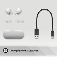 Sony WFC700NW.CE7 WF-C700N Draadloze Noise Cancelling oordopjes Hele dag comfortabel en stevig in de oren Tot 15 uur batterijduur met oplaadcase Wit 3 maten - thumbnail