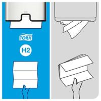 Tork Xpress® gecomprimeerde zachte handdoek, multifold M, Advanced, 2-laags, systeem H2, 12 x 200 vel - thumbnail
