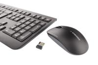 CHERRY DW 3000 toetsenbord Inclusief muis Universeel RF Draadloos AZERTY Frans Zwart - thumbnail