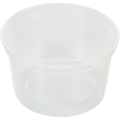 Bak | PP | 500ml | Ø115mm | transparant | 500 stuks