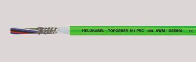 Helukabel TOPGEBER 511 Encoderkabel 4 x 0.22 mm² + 2 x 0.34 mm² Groen 803672 100 m