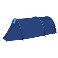 VidaXL Tent 4-persoons marineblauw en lichtblauw - thumbnail