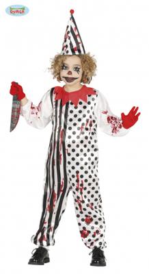 Horror Clown Pierrot Jumpsuit Kind