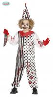 Horror Clown Pierrot Jumpsuit Kind - thumbnail