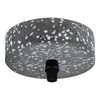 Plafondkap 1L - Terrazzo - Lamponderdeel - ø10 x 5 cm - Rond - Ontworpen voor plafondlampen, hanglampen - thumbnail