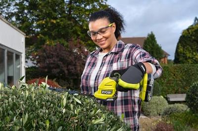 Grasschaar - plantenbeeldhouwer 18V RY18GSA-0 + 1 lithium+ 18V 2,0 Ah accu en 1 1,5 A lader + Opbergkoffer