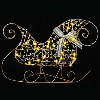 VidaXL Led rendieren met 40 led 5 pcs goud pet