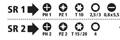 Set van tips Wolfcraft 2982000