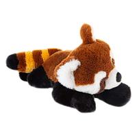 Wild Republic knuffel panda junior 30 cm pluche rood - thumbnail