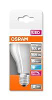OSRAM HOMELIGHTING 4058075434707 LED-lamp Energielabel D (A - G) E27 Peer 11 W = 100 W Koudwit (Ø x l) 60 mm x 105 mm 1 stuk(s) - thumbnail