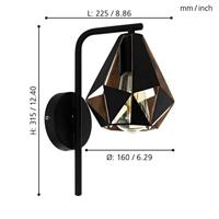 Eglo WandlampCarlton 4 - 43057 - thumbnail