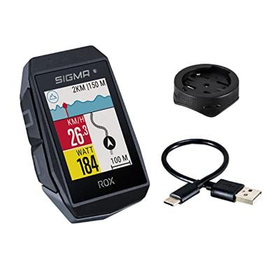 Sigma rox 11.1 evo gps zw/zw standaard stuurhouder + usb-c oplaadkabel - thumbnail