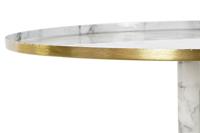 Wandtafel DKD Home Decor Wit Gouden Aluminium 51 x 51 x 51 cm - thumbnail