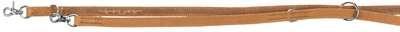 TRIXIE HONDENRIEM RUSTIC HEARTBEAT VERSTELBAAR VETLEER BRUIN 200X2 CM