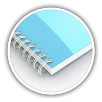 Oxford Office My Colours spiraalschrift, 180 bladzijden, ft A4, geruit 5 mm, geassorteerde kleuren - thumbnail