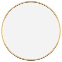 VidaXL Wandspiegel rond ø30 cm goudkleurig - thumbnail