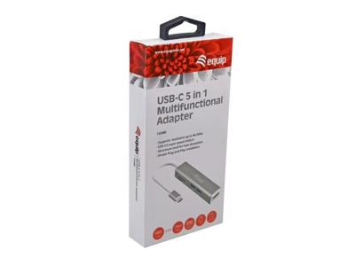 Equip 133480usb-c 5in 1 multifunctional adapter
