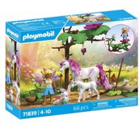 Playmobil® Princess Magic magische eenhoornstal voor moeder en veulen - thumbnail