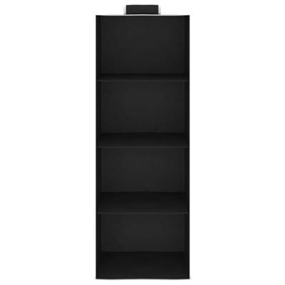 VidaXL Kledingorganisers hangend 2 st met 4 schappen stof