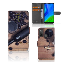Huawei P Smart 2020 Book Cover Wijn - thumbnail