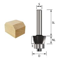 ENT Fasefrees HM 30 graden met lager, Kolf 8mm - 7913744 - thumbnail