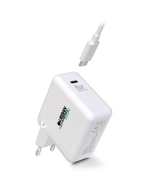 Wandlader + USB-Kabel C Urban Factory GSC65UF Wit