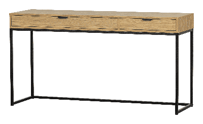 WOOOD Bureau 'Silas' Eiken, 140 x 44cm, kleur Naturel
