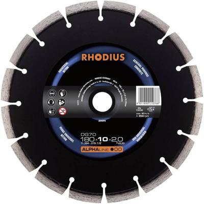 Rhodius 304091 DG70 Diamanten doorslijpschijf Diameter 115 mm Boordiameter 22.23 mm Beton 1 stuk(s) Rhodius 304091 DG70 Diamanten doorslijpschijf Diameter 115 mm Boordiameter 22.23 mm Beton 1 stuk(s)