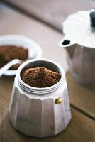 Italiaanse Koffiepot Oroley Zilverkleurig Metaal Aluminium - thumbnail