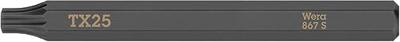 Wera 867 S TORX® bits voor slagschroevendraaier, TX 25 x 70 mm - 05018168001