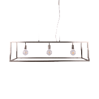 Moderne Hanglamp Sven 120 cm 3 Lichts Nickel Satin - thumbnail