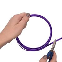 Vaessen Creative • aluminiumdraad embossed plat 5mmx1mmx5m lilac - thumbnail