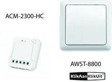 Klikaanklikuit Schakel inbouwset - AWST-8800 + ACM-2300-HC Klikaanklikuit Schakel inbouwset - AWST-8800 + ACM-2300-HC