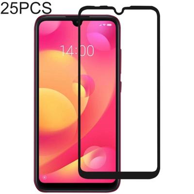 25 stuks volledige lijm volledige cover Screen Protector gehard glas film voor Xiaomi mi Play