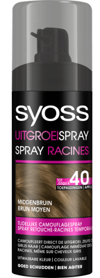 Syoss Uitgroeispray middenbruin 120 Milliliter
