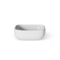 Looox Ceramic waskom - 41x41cm - wit wwkq41w - thumbnail