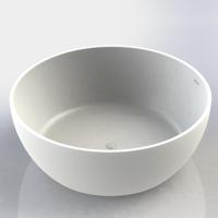 Vrijstaand Ligbad Arcqua Cusco Rond 153 cm Glans Wit Arcqua - thumbnail