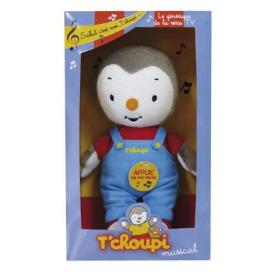 Jemini T'choupi peluche musical +/- 20cm
