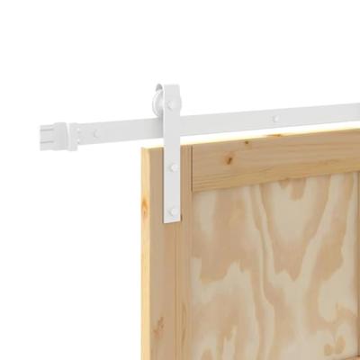 schuifdeur met beslag 73,5x211 cm massief grenenhout