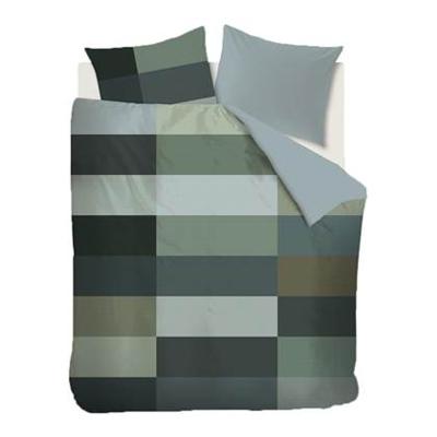 Kardol & Verstraten Kardol Aspiration Dekbedovertrek - 2-persoons (200x200/220 Cm + 2 Slopen) - Katoen Satijn - Green