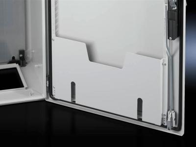 Rittal PS 4116.000 Schakelschema houder Metaal Grijs-wit (RAL 7035) (l x b x h) 90 x 455 x 210 mm 1 stuk(s)