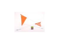 John Toy Bike Fun fietsvlag oranje - thumbnail
