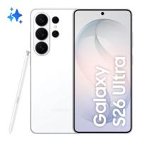 Samsung Galaxy S26 Ultra 5G (SM-S948B, internationale versie), 512 GB geheugen, 12 GB RAM, Android 16 Factory Unlocked Smartphone (wit) - thumbnail
